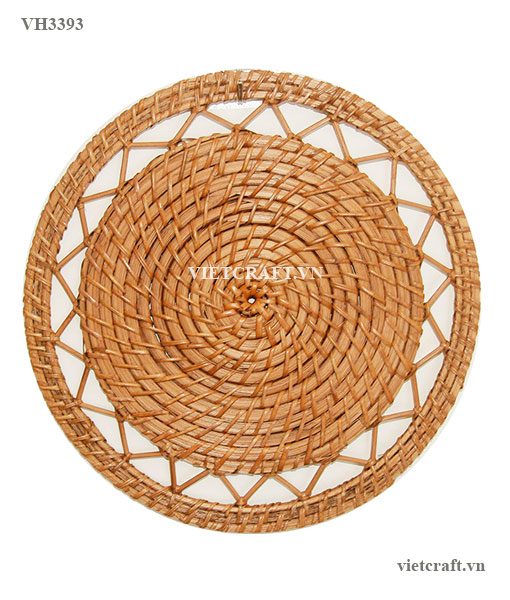 Vh3397 Bamboo Rattan Round Placemats Vietnam Handicraft Co Ltd