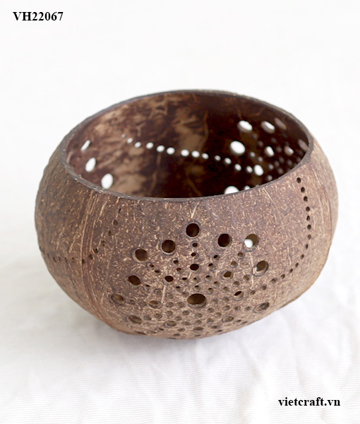 Eco-friendly Coconut Candle Holders Wholesale Made in Vietnam - Simple Decor