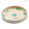 Round serving tray made of MOP in Vietnam