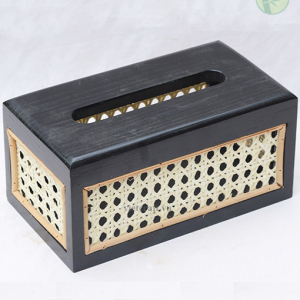 Tissue Box from Rattan – Handwoven Natural Dispenser Cover from Vietnam