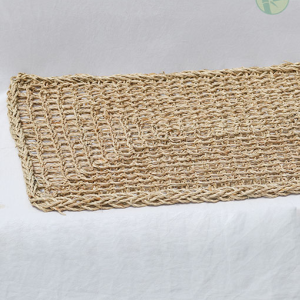 Rectangle Seagrass Door Mat – Handwoven Eco-Friendly Mat from Vietnam