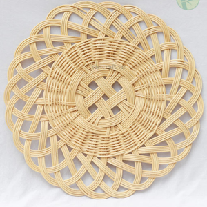 Woven Rattan Wall Decor & Placemat – Handcrafted Natural Home Accent from Vietnam
