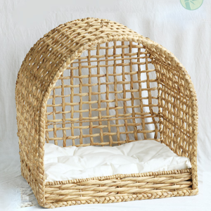 Pet House Made of Water-Hyacinth – Eco-Friendly Handwoven Shelter from Vietnam