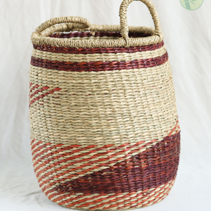 Storage Basket Made of Seagrass – Eco-Friendly Handwoven Basket from Vietnam
