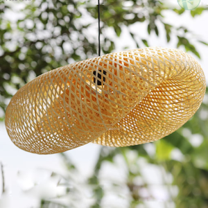 Vietnam Bamboo Lampshade – Handwoven Natural Lighting for Modern Interiors