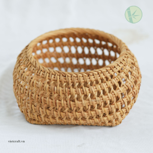 Alternative view of High-Quality Woven Rattan Basket – Handmade Storage & Décor from Vietnam