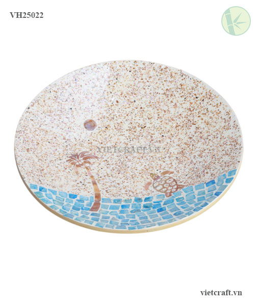 Bamboo Dish with MOP Inlay – Handmade Elegance from Vietnam