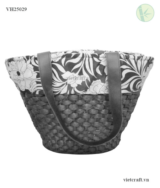 Black Water Hyacinth Bag from Vietnam