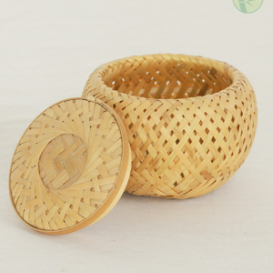 Alternative view of Bamboo Box Made in Vietnam – Sustainable Handmade Storage Solution