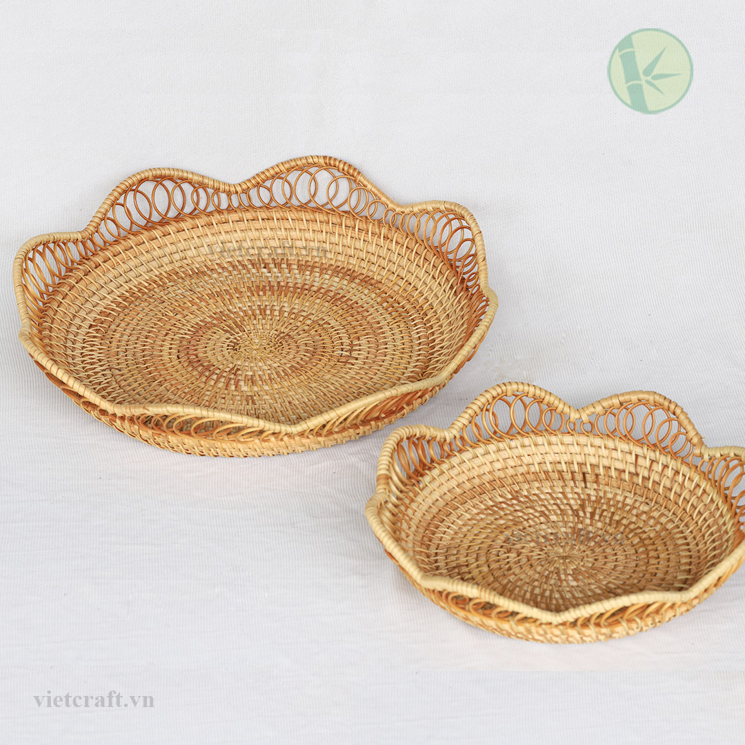 Vietnam Woven Rattan Basket – Handmade & Sustainable - Image 2