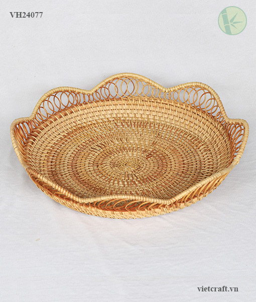 Vietnam Woven Rattan Basket – Handmade & Sustainable