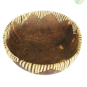 Alternative view of Handmade Coconut Bowl – Made in Vietnam
