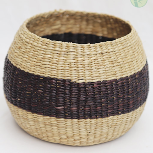 Woven Seagrass Basket from Vietnam