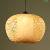 Woven Bamboo Pendant Light – Handmade in Vietnam