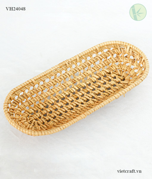 Woven Rattan Tray – Handmade in Vietnam