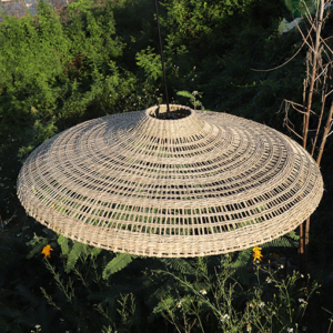 Handwoven Seagrass Pendant Lampshade made in Vietnam