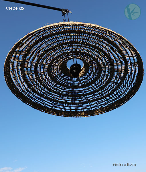 Handwoven Seagrass Pendant Lampshade made in Vietnam - Image 2