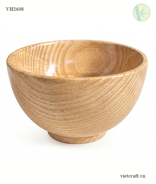 Handcrafted Ash Wood Bowls made in Vietnam