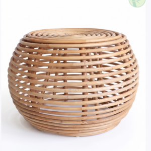 Natural Rattan Ball Coffee Table made in Vietnam