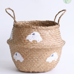 Custom Handmade Seagrass Belly Baskets- Wholesale