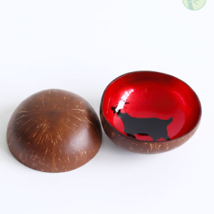 Handcrafted Lacquer Coconut Bowls: Wholesale